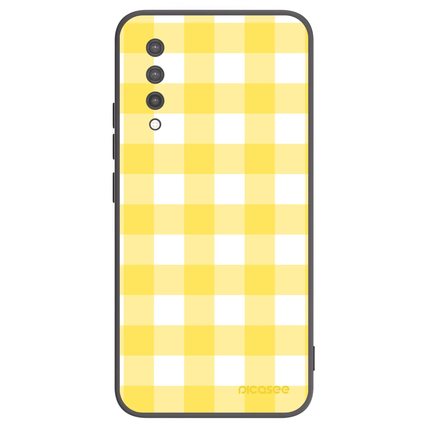 Picasee silikonowe czarne etui na Xiaomi Mi 9 Lite - Gride lemon