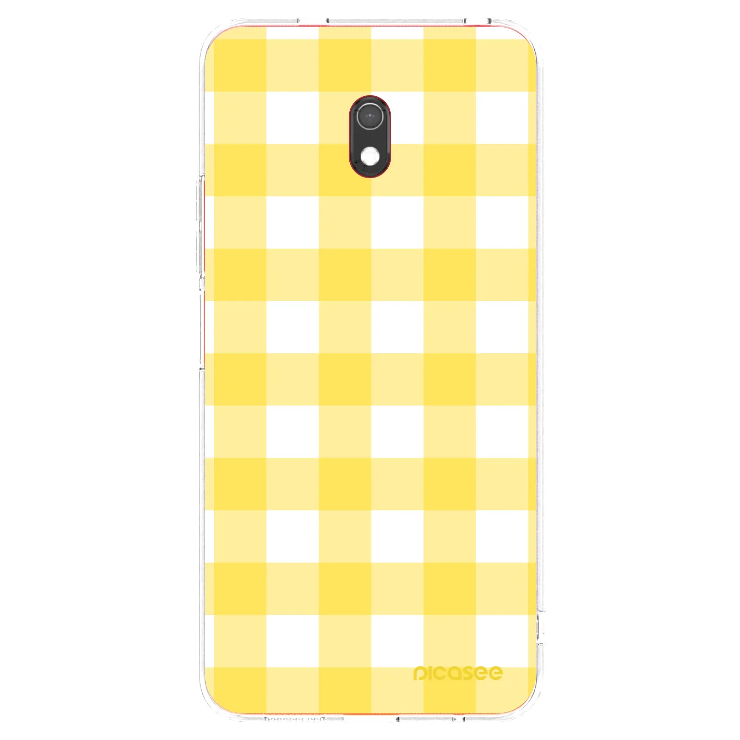 Picasee silikonowe przeźroczyste etui na Xiaomi Redmi 8A - Gride lemon