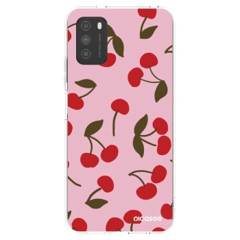 Picasee silikonowe przeźroczyste etui na Xiaomi Poco M3 - Cherry