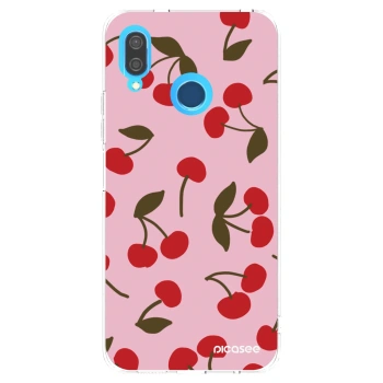 Picasee silikonowe przeźroczyste etui na Huawei P20 Lite - Cherry