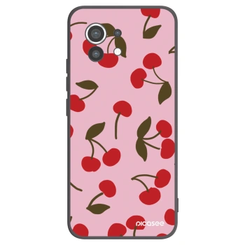 Picasee silikonowe czarne etui na Xiaomi Mi 11 - Cherry