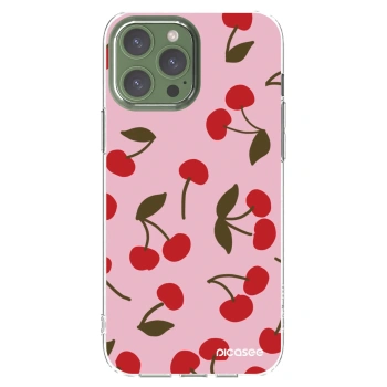 Picasee silikonowe przeźroczyste etui na Apple iPhone 13 Pro Max - Cherry