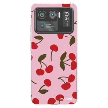 Picasee silikonowe przeźroczyste etui na Xiaomi Mi 11 Ultra - Cherry