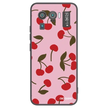 Picasee silikonowe czarne etui na Xiaomi Mi 11 Ultra - Cherry