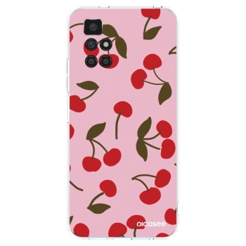 Picasee silikonowe przeźroczyste etui na Xiaomi Redmi 10 - Cherry