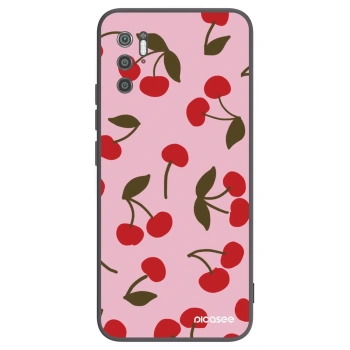 Picasee silikonowe czarne etui na Xiaomi Poco M3 Pro 5G - Cherry