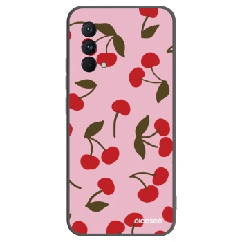 Picasee silikonowe czarne etui na Realme GT Master Edition 5G - Cherry