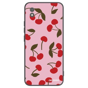Picasee silikonowe czarne etui na Realme C11 (2021) - Cherry