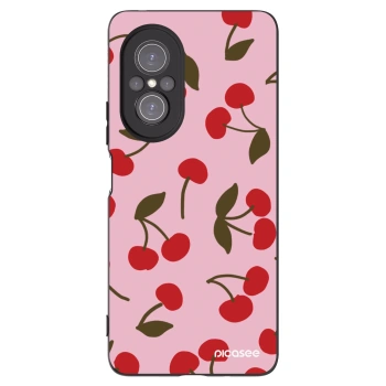 Picasee silikonowe czarne etui na Huawei Nova 9 SE - Cherry