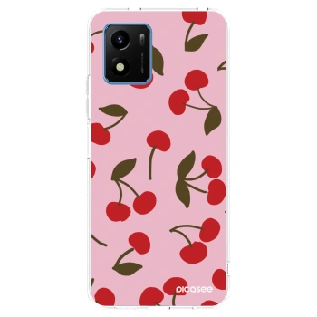 Picasee silikonowe przeźroczyste etui na Vivo Y01 - Cherry