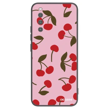 Picasee silikonowe czarne etui na Sony Xperia 10 IV 5G - Cherry