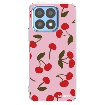 Picasee silikonowe przeźroczyste etui na Honor X8a - Cherry