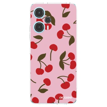 Picasee silikonowe przeźroczyste etui na Xiaomi Poco F5 - Cherry