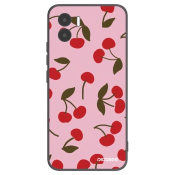 Picasee silikonowe czarne etui na Xiaomi Redmi A2 - Cherry
