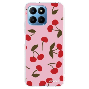 Picasee silikonowe przeźroczyste etui na Honor 70 Lite - Cherry