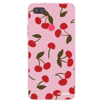 Picasee silikonowe przeźroczyste etui na Xiaomi Mi 8 Lite - Cherry