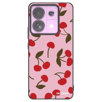 Picasee silikonowe czarne etui na Xiaomi Redmi Note 13 Pro 5G - Cherry