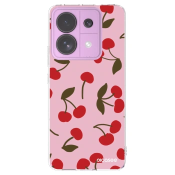 Picasee silikonowe przeźroczyste etui na Xiaomi Redmi Note 13 Pro 5G - Cherry