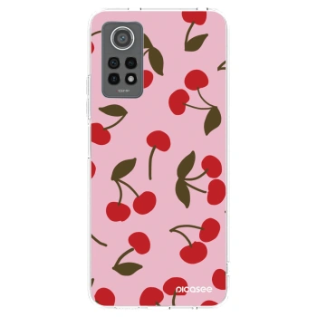 Picasee silikonowe przeźroczyste etui na Xiaomi Redmi Note 12 Pro 4G - Cherry