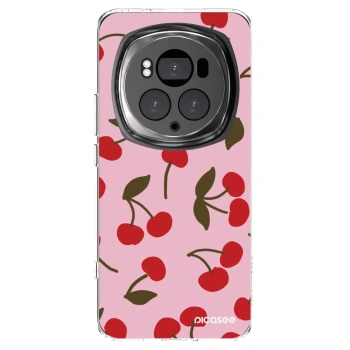 Picasee silikonowe przeźroczyste etui na Honor Magic6 Pro - Cherry