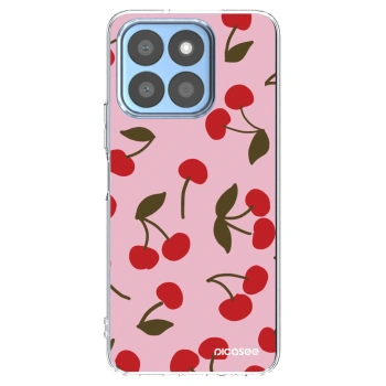 Picasee silikonowe przeźroczyste etui na Honor X8b - Cherry