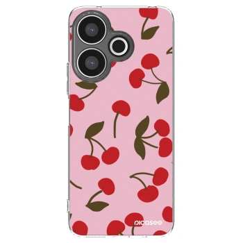 Picasee silikonowe przeźroczyste etui na Xiaomi Redmi 13 4G - Cherry