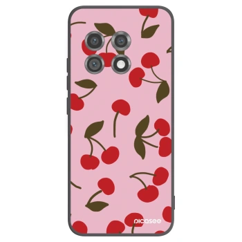 Picasee silikonowe czarne etui na OnePlus 11 5G - Cherry