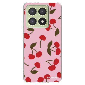 Picasee silikonowe przeźroczyste etui na Xiaomi 14T - Cherry