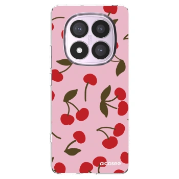 Picasee silikonowe przeźroczyste etui na Xiaomi Redmi Note 14 Pro 5G - Cherry