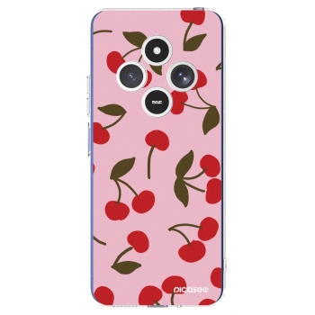 Picasee silikonowe przeźroczyste etui na Xiaomi Redmi 14C - Cherry