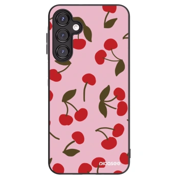 Picasee silikonowe czarne etui na Samsung Galaxy A16 5G - Cherry