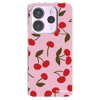 Picasee silikonowe przeźroczyste etui na Xiaomi Redmi Note 14 4G - Cherry