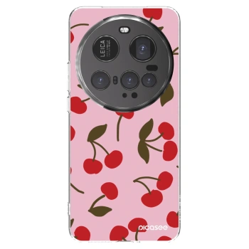 Picasee silikonowe przeźroczyste etui na Xiaomi 15 Ultra - Cherry