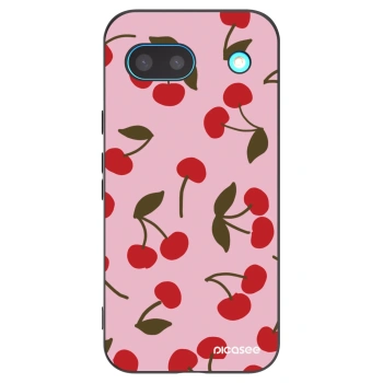 Picasee silikonowe czarne etui na Google Pixel 8 - Cherry