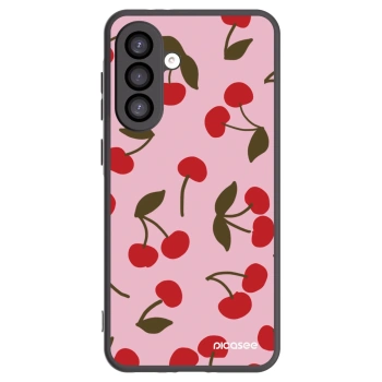 Picasee silikonowe czarne etui na Samsung Galaxy A26 5G A266B - Cherry