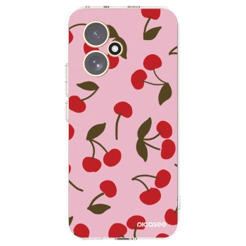 Picasee silikonowe przeźroczyste etui na Honor 400 5G - Cherry