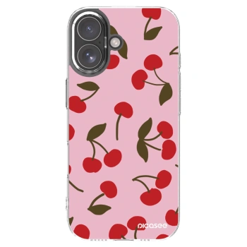 Picasee silikonowe przeźroczyste etui na Apple iPhone 17 - Cherry