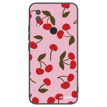 Picasee silikonowe czarne etui na Xiaomi Redmi 7 - Cherry