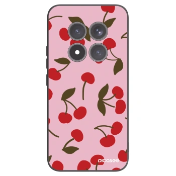 Picasee silikonowe czarne etui na Xiaomi Redmi Note 15 Pro+ - Cherry
