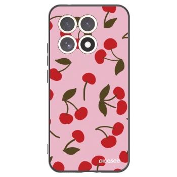 Picasee silikonowe czarne etui na Xiaomi 15T - Cherry