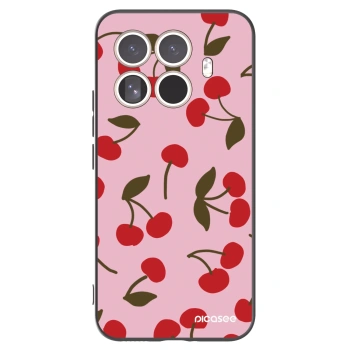 Picasee silikonowe czarne etui na Xiaomi 15T Pro - Cherry