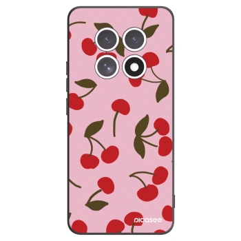 Picasee silikonowe czarne etui na Xiaomi Redmi Note 15 4G - Cherry