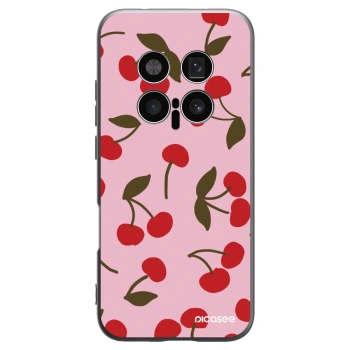 Picasee silikonowe czarne etui na Honor Magic8 Pro 5G - Cherry