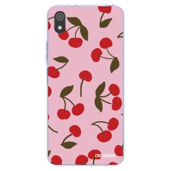 Picasee silikonowe przeźroczyste etui na Xiaomi Redmi 7A - Cherry
