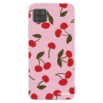 Picasee silikonowe przeźroczyste etui na Huawei P40 Lite - Cherry