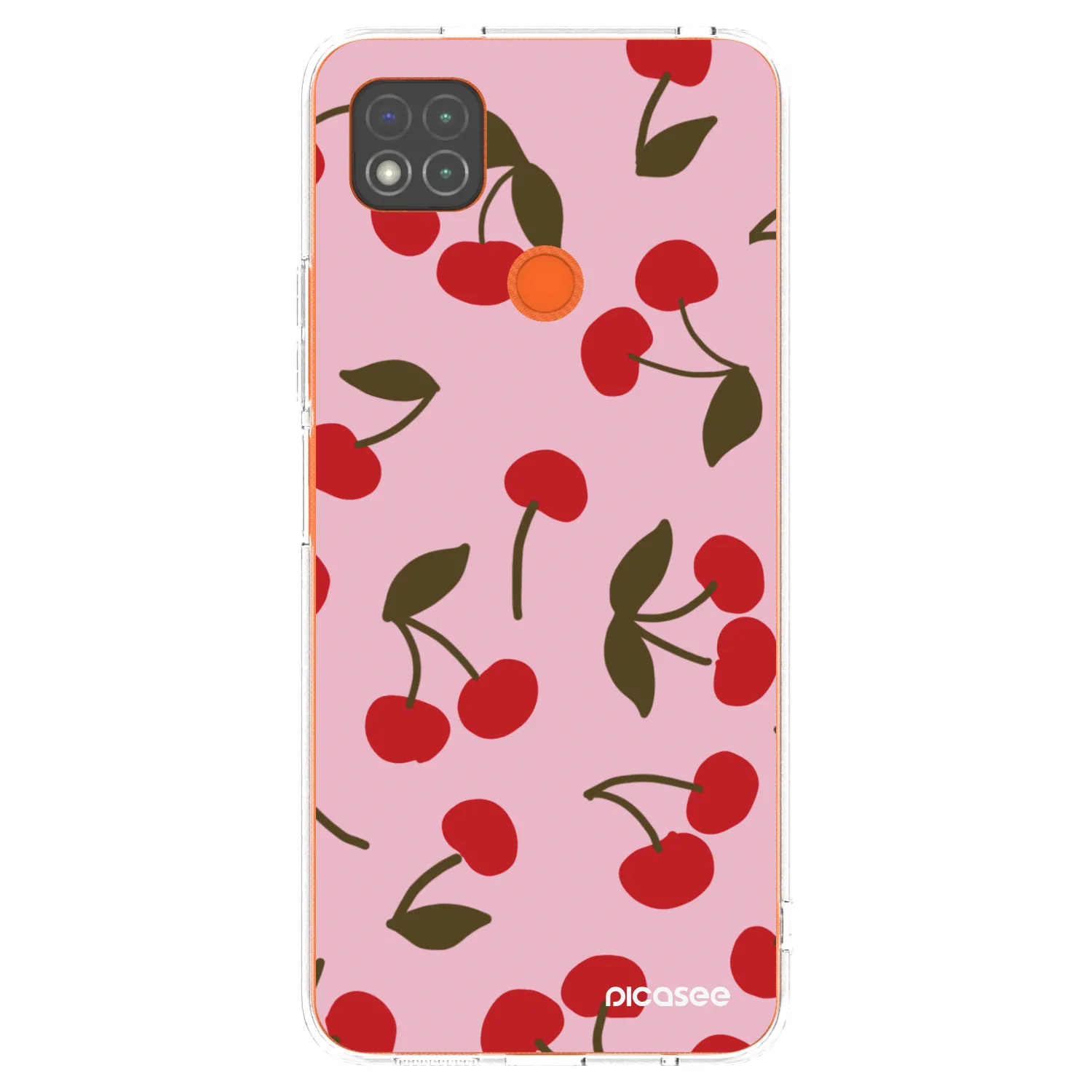 Picasee silikonowe przeźroczyste etui na Xiaomi Redmi 9C - Cherry
