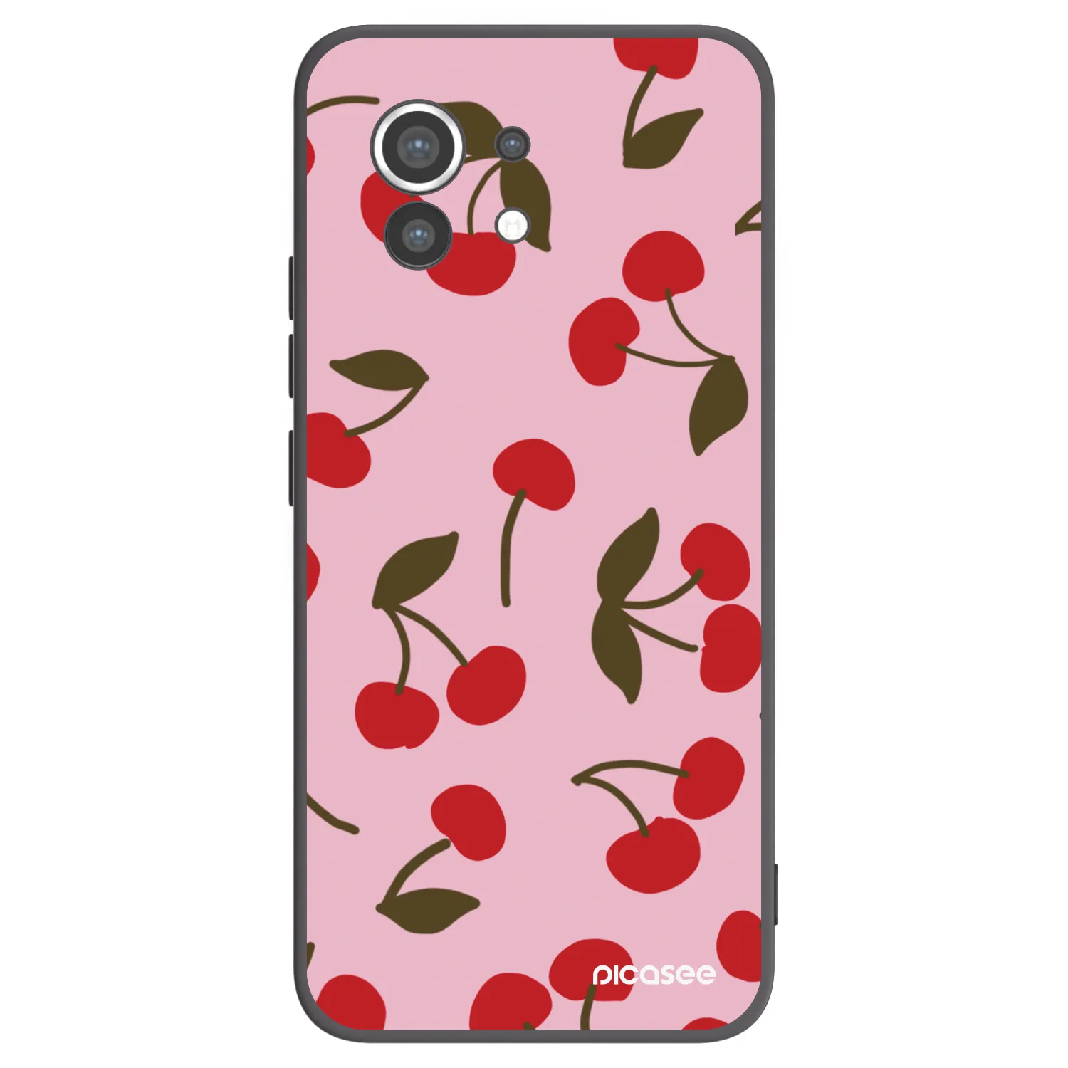 Picasee silikonowe czarne etui na Xiaomi Mi 11 - Cherry