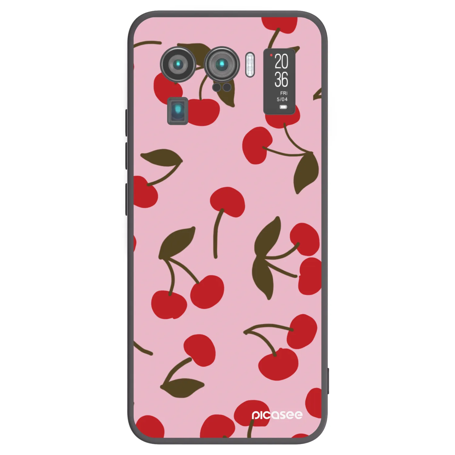 Picasee silikonowe czarne etui na Xiaomi Mi 11 Ultra - Cherry