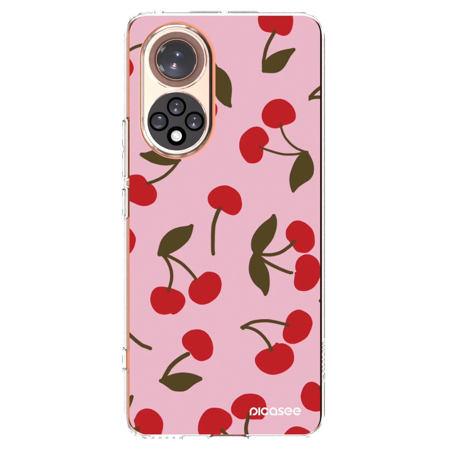 Picasee silikonowe przeźroczyste etui na Huawei Nova 9 - Cherry