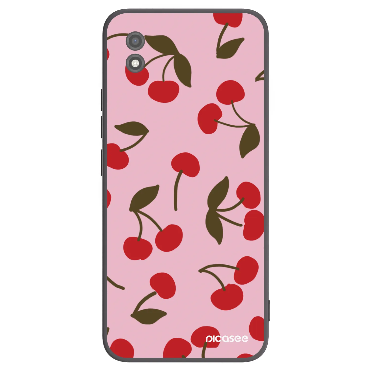 Picasee silikonowe czarne etui na Realme C11 (2021) - Cherry